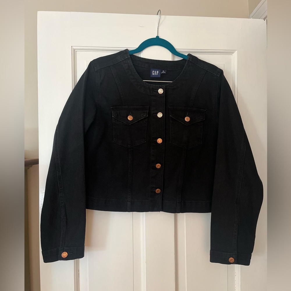 Gap cropped jeans jacket